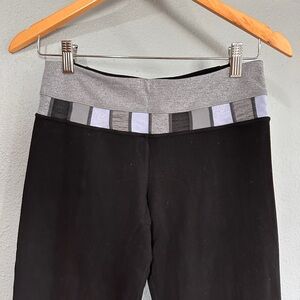 Lululemon Black and Gray Leggings